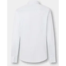 Camisa de hombre de rayas texturizadas fit tailored