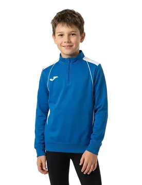 Championship Vii Half Zip Sweatshirt Royal / White 12-14 Years - Joma - FashionsVida
