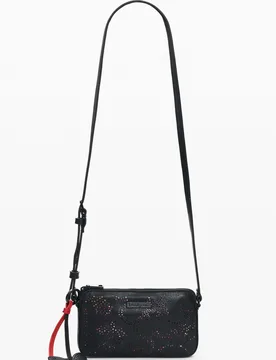 Petit porte-monnaie bandoulière charm BLACK U female - Desigual - FashionsVida