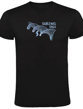 T-shirt à Manches Courtes Surf Dna Black S - Kruskis - FashionsVida