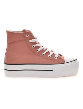 Sneakers flatform W Max 1990 in tela Rosa 38