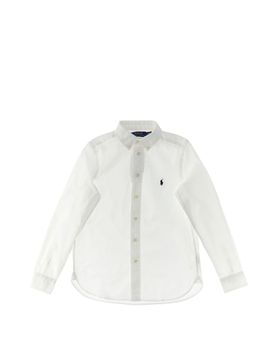 Camicia in cotone POLO BOYS PANNA 12