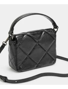 Bolso de fiesta convertible a bandolera acolchado con cierre imantado en liso - Parfois - FashionsVida