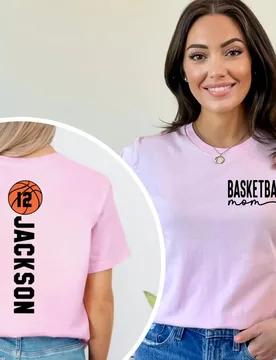 Personalized Cotton Basketball Mom Sport Shirt Unisex Custom Name Number Game Day Tee Basketball Player Fans Design Tees Sport - Aliexpress - FashionsVida