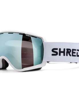Masque De Ski Rarify Pure White CBL 2.0 Deep Blue Mirror/CAT2 Homme - Shred - FashionsVida