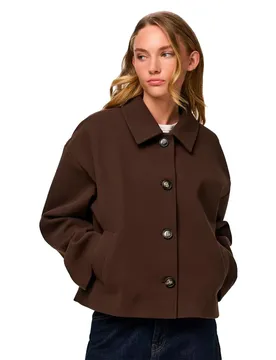 Cappotto Aya Short Hot Fudge XL