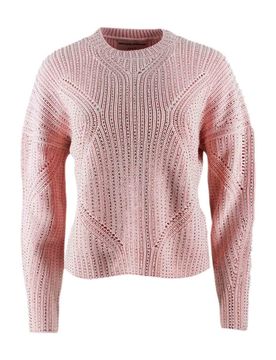 Pullover con strass