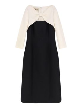 Vestito Midi In Crpe