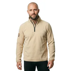 Felpa Con Mezza Zip Active Oatmeal Beige 2XL
