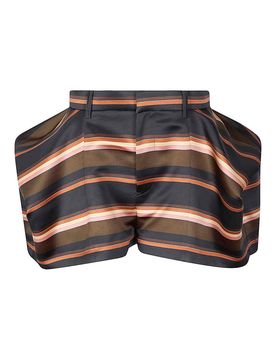 Pantaloncini a righe orizzontali