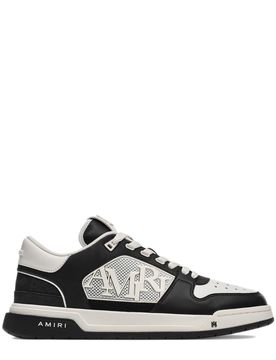 Two-Tone Rubber Sneakers with Lace-Up Closure