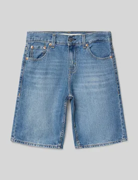 Bermuda skater Levi's in denim lavaggio chiaro stone washed in cotone - Levis - FashionsVida