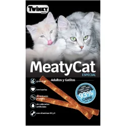 Snack para gatos adultos y gatitos MeatyCat carne 9 g