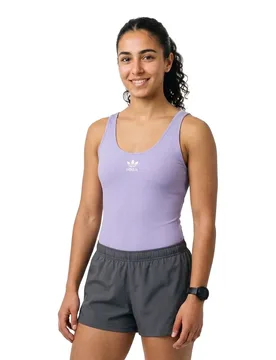 Adicol Rib Swimsuit Magic Lilac / Black 38 Women - Adidas - FashionsVida