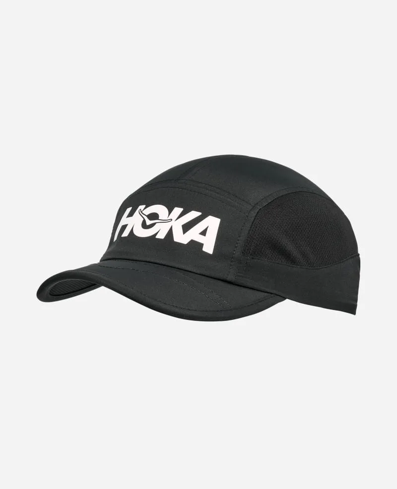 Hoka Run Hat in Black - HOKA - FashionsVida