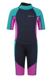 Kids Shorty 2. 5/2mm Wetsuit - Purple - Purple - Size: 9-10y