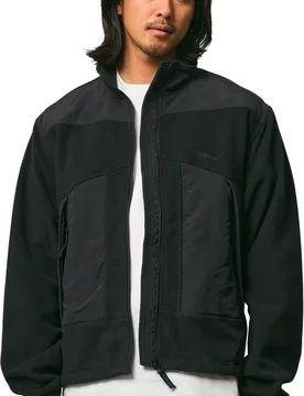 Polaire décontractée et chaude - Thermal Fleece Jacket Black - Taille M - Noir - Gramicci - FashionsVida
