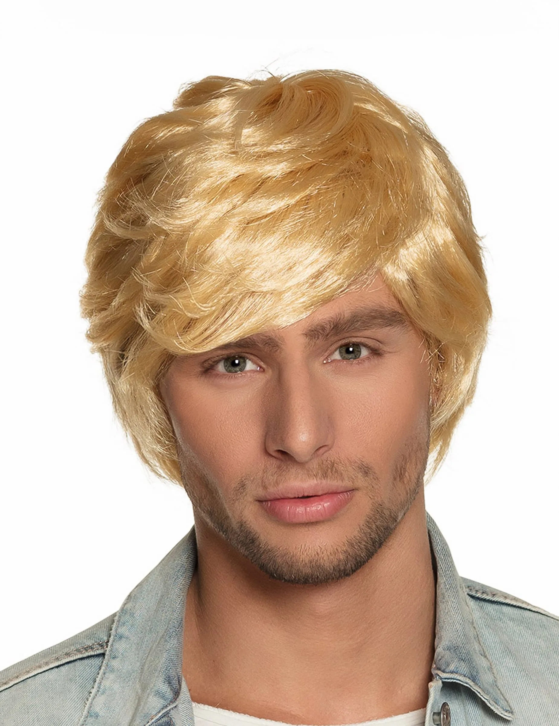 Retro-Perücke für Herren blond - male - BOLAND BV - FashionsVida