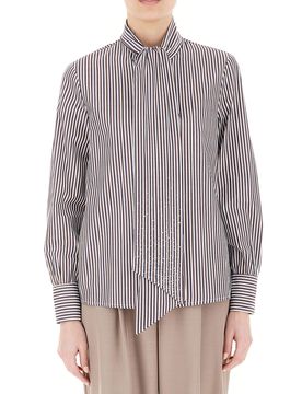 Dixie Camicia a righe MARRONE M
