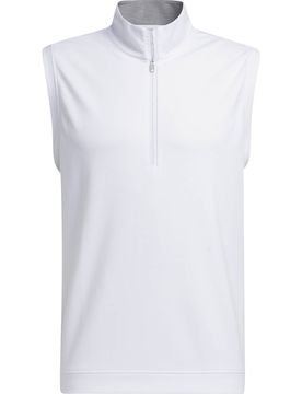 Weste Elevated 1/4-Zip, weiss s