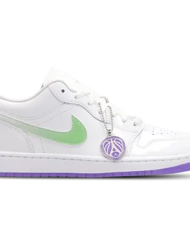 AJ1 Low Uomo - Sneakers Bianco - Taglia 46 - Pelle 46 - Jordan - FashionsVida