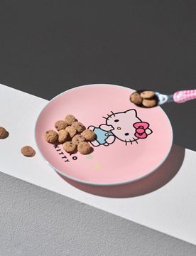 Piatto in ceramica Hello Kitty - multicolor