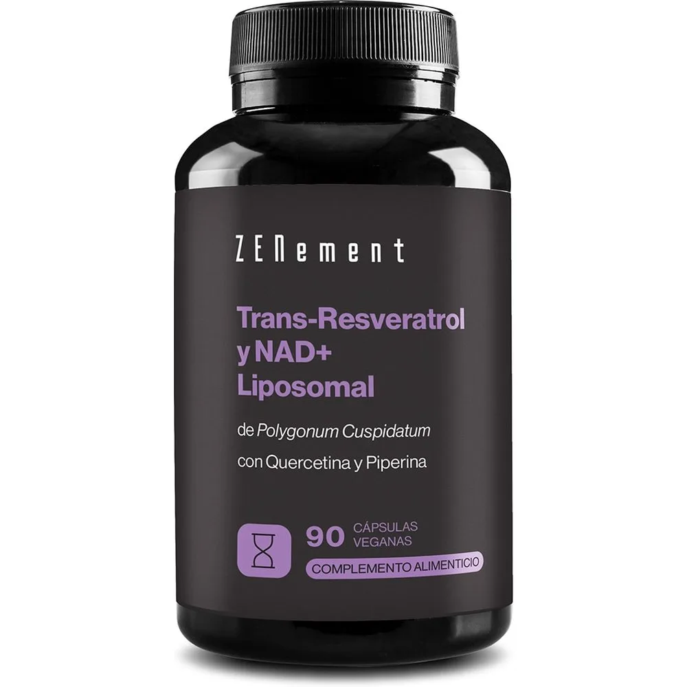 Cápsulas Veganas Complemento Alimenticio Trans-Resveratrol y NAD+ Liposomal , de Polygonum Cuspidatum - ZENEMENT - FashionsVida