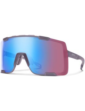 Sonnenbrille Syncline Matte Meteorite Crystal ChromaPop Low Light Rose Blue Mirror Violett
