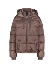 Piumino trapuntato marrone 34