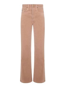 Jeans a vita alta chiaro