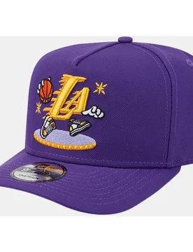 Gorra 9FIFTY A-Frame LA Lakers Cartoon - new era - FashionsVida