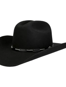 Llano Wool 4X Western Hat by - black - Size: 61 cm - Stetson - FashionsVida