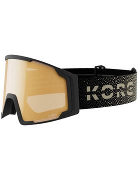 Masque de ski Neves Pro 5K Gold Kore aus Silikon Größe M schwarz
