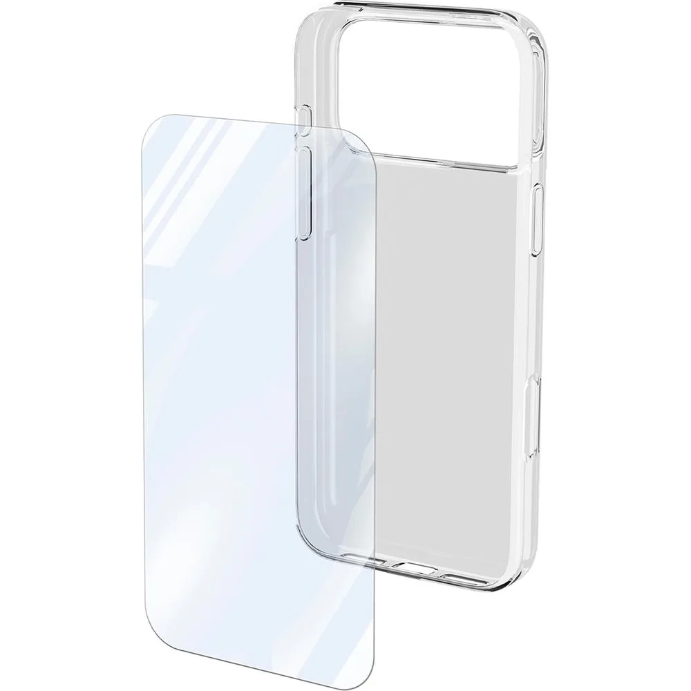 Kit: Funda + protector de pantalla para iPhone 17 Pro - Cellular Line - FashionsVida