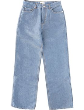 GANNI Cotton Denim Jeans