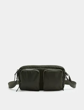 M&S Cross Body Bag Dark Khaki male - M&S - FashionsVida