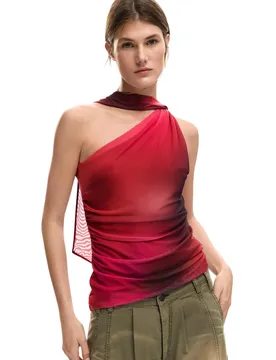 Desigual Damen Top Rot 508862