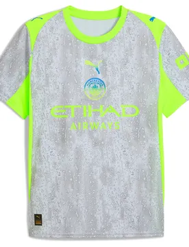 T-shirt à Manches Courtes Third Manchester City Fc 25/26 Replica Cool Weather / Pro Green S