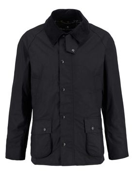 Giacca ashby wax jacket - black