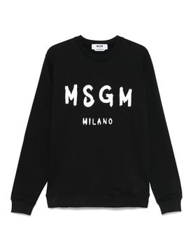 M.S.G.M. Logo Stampa Felpa