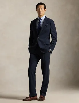 Pantalón de traje de hombre de corte recto con dobladillo - Polo Ralph Lauren - FashionsVida