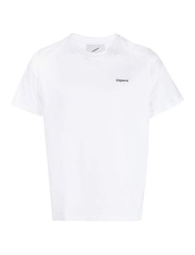 T-shirt squadrata con logo lavato