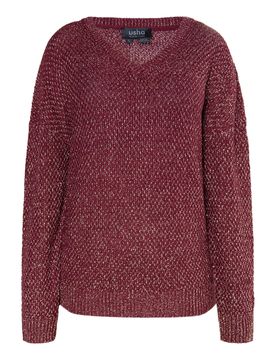 Usha BLACK LABEL Jersey rojo vino