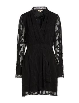 Mini-Kleid Damen Schwarz 2 Damen