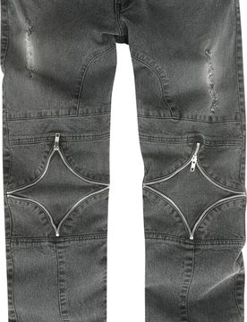 Rock Jeans - Pete - W32L32 bis W33L34 - für Männer - Größe W32L32 - schwarz - Männer - male