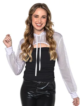 Weißer Netz-Bolero für Damen - female - BOLAND BV - FashionsVida