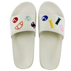 Filippo Logo Play Womens Off White Sliders - Size Uk 5