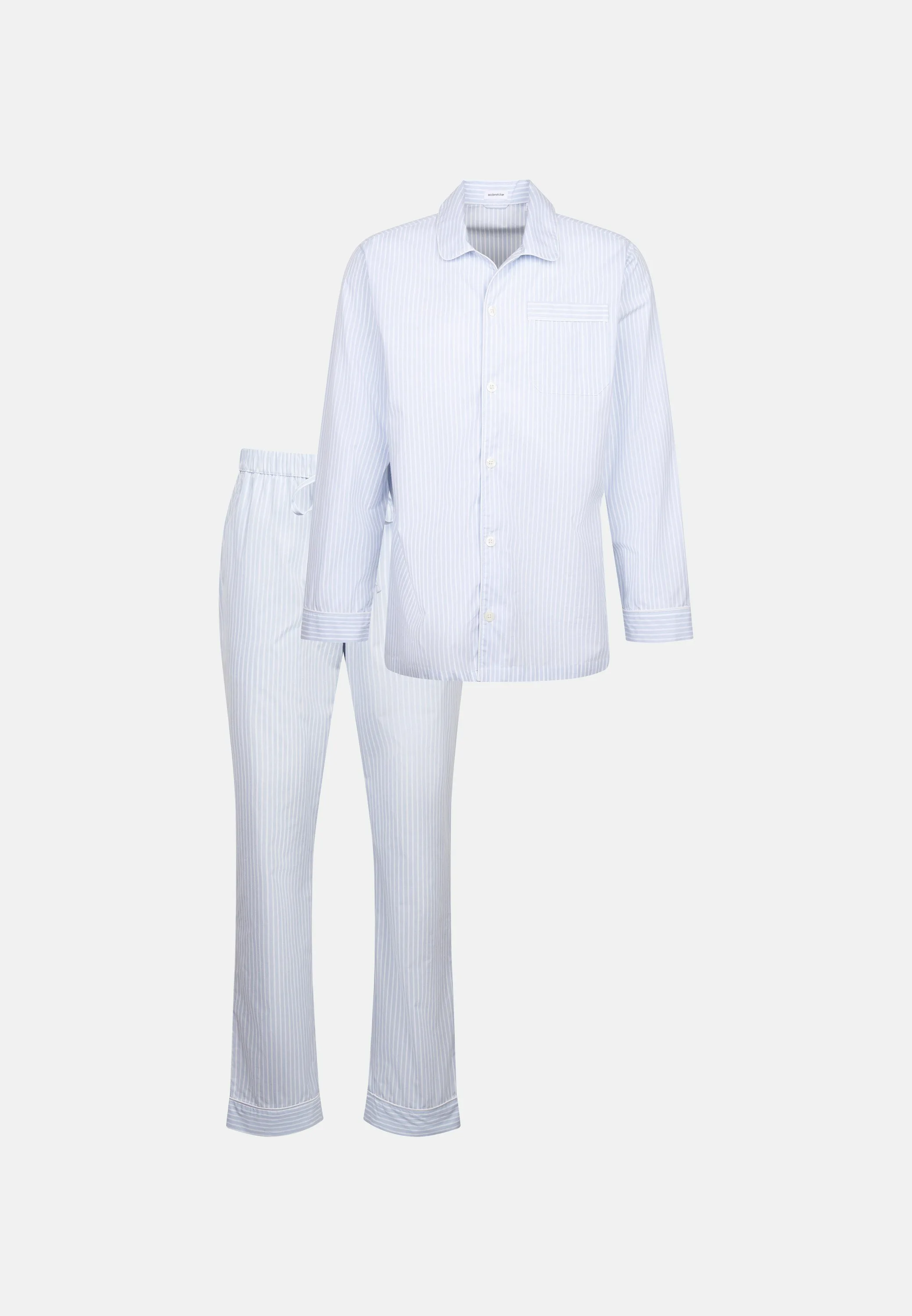 Regular Pyjama Karo Blau 58 - Seidensticker.com - FashionsVida