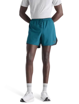 Rc Essential Short 5" Uomo - Pantaloni Verde - Taglia M - Poly Jersey M - New Balance - FashionsVida