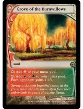 Grove of the Burnwillows (foil) Future Sight - Magic: The Gathering - FashionsVida